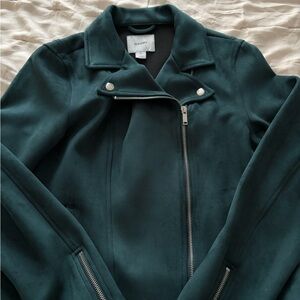 Old Navy Women's Teal Faux Suede Jacket
